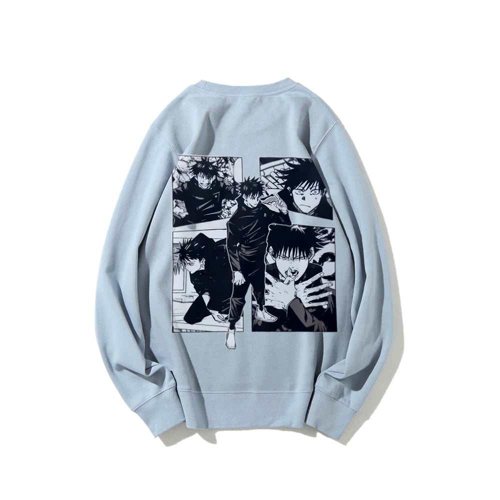 Jujutsu Kaisen Cotton Unisex Crew Neck Anime Sweatshirt