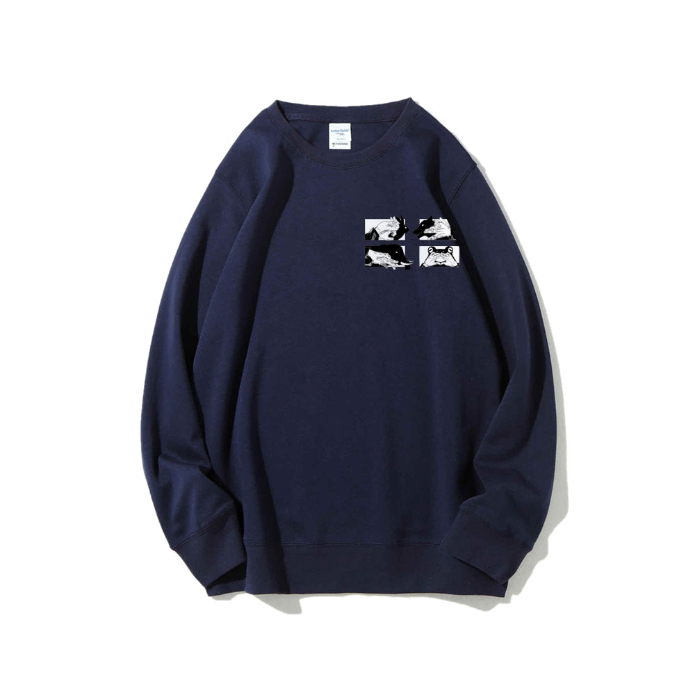 Jujutsu Kaisen Cotton Unisex Crew Neck Anime Sweatshirt