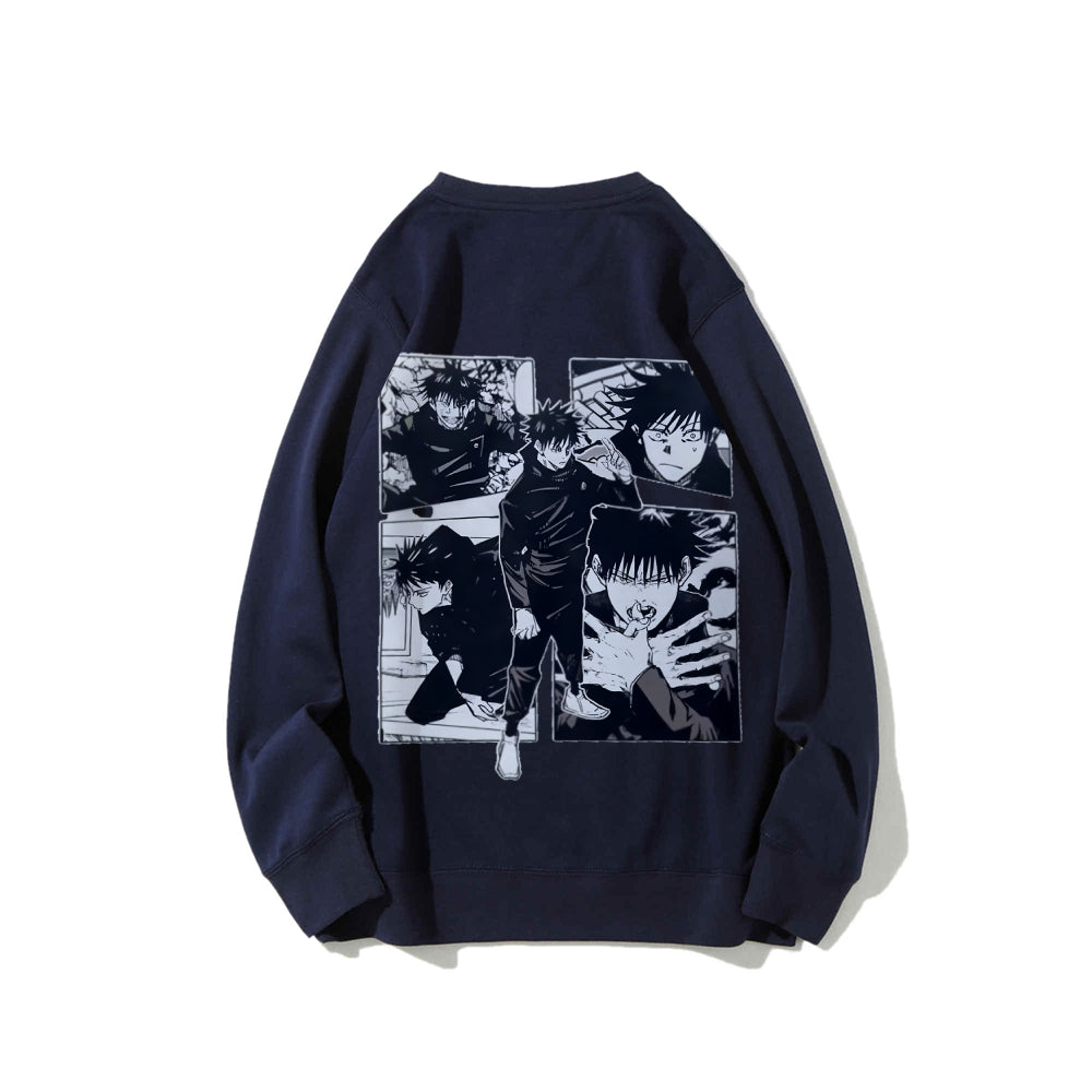 Jujutsu Kaisen Cotton Unisex Crew Neck Anime Sweatshirt