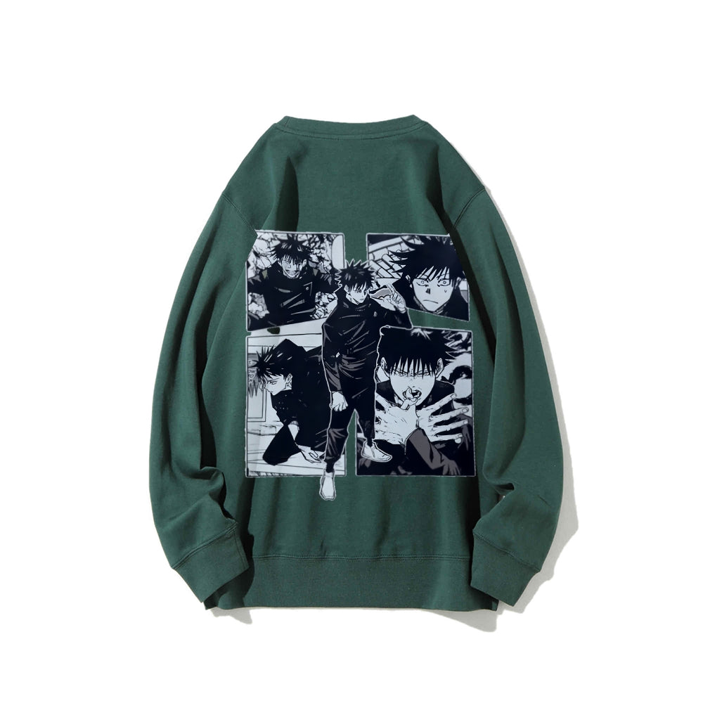 Jujutsu Kaisen Cotton Unisex Crew Neck Anime Sweatshirt