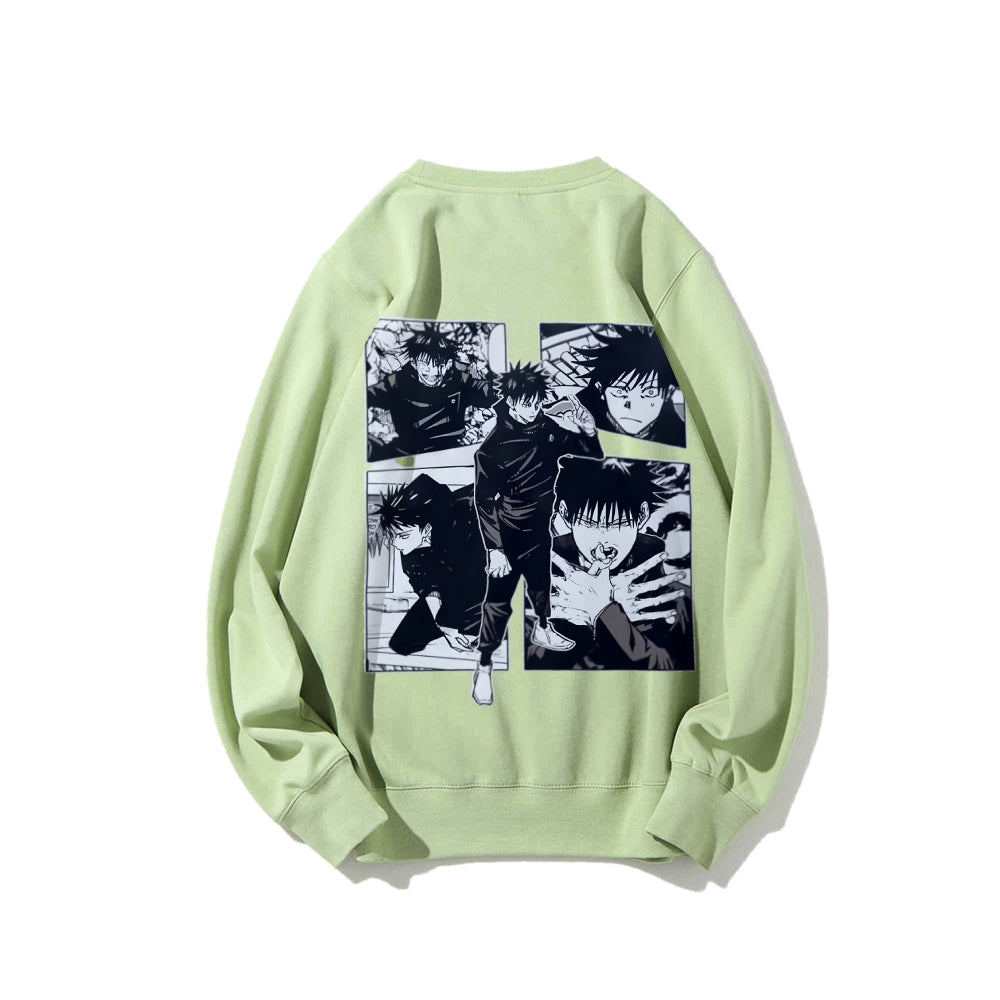Jujutsu Kaisen Cotton Unisex Crew Neck Anime Sweatshirt