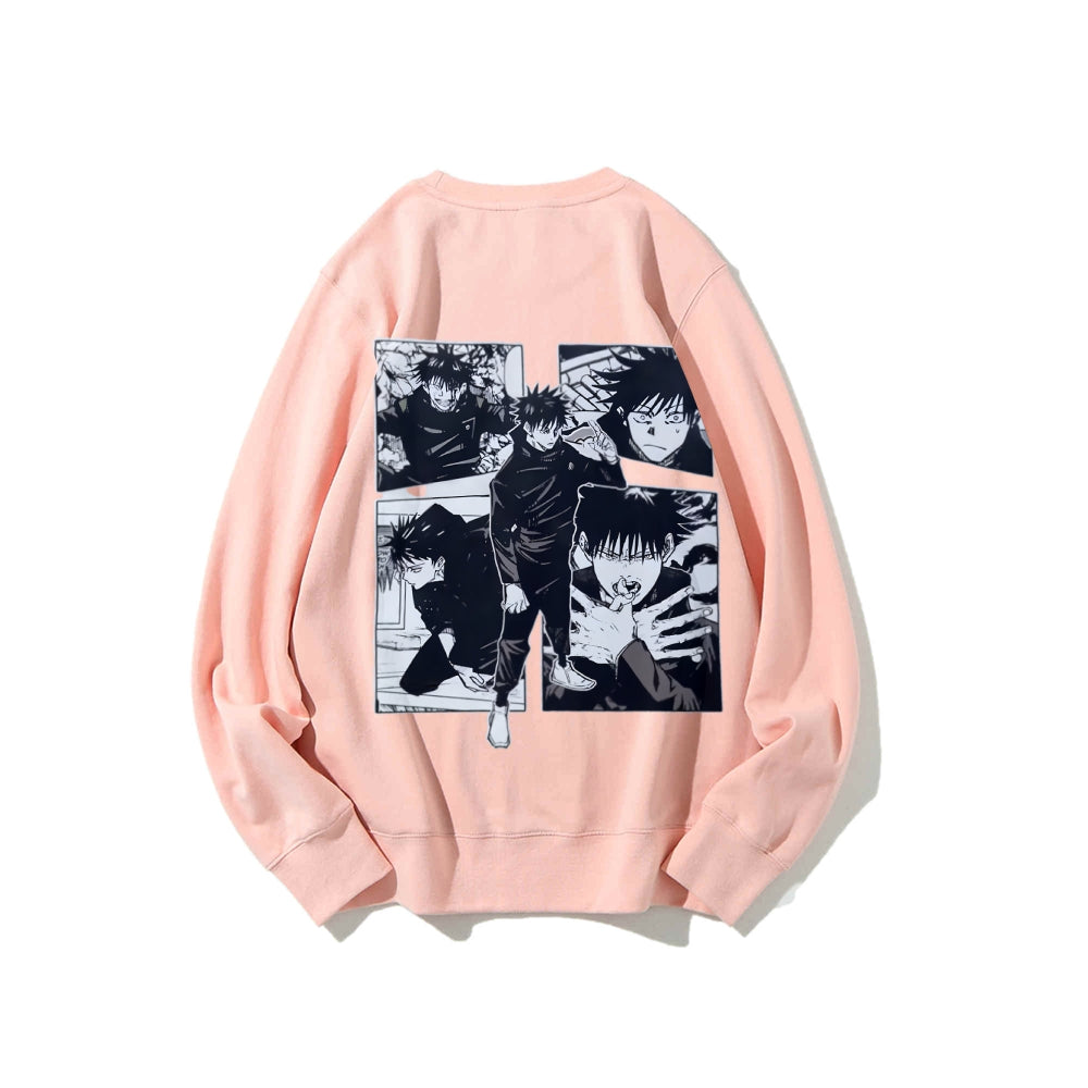 Jujutsu Kaisen Cotton Unisex Crew Neck Anime Sweatshirt