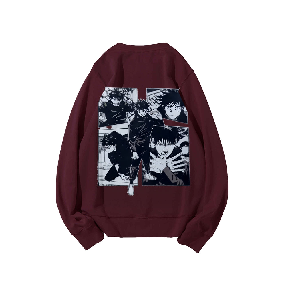 Jujutsu Kaisen Cotton Unisex Crew Neck Anime Sweatshirt