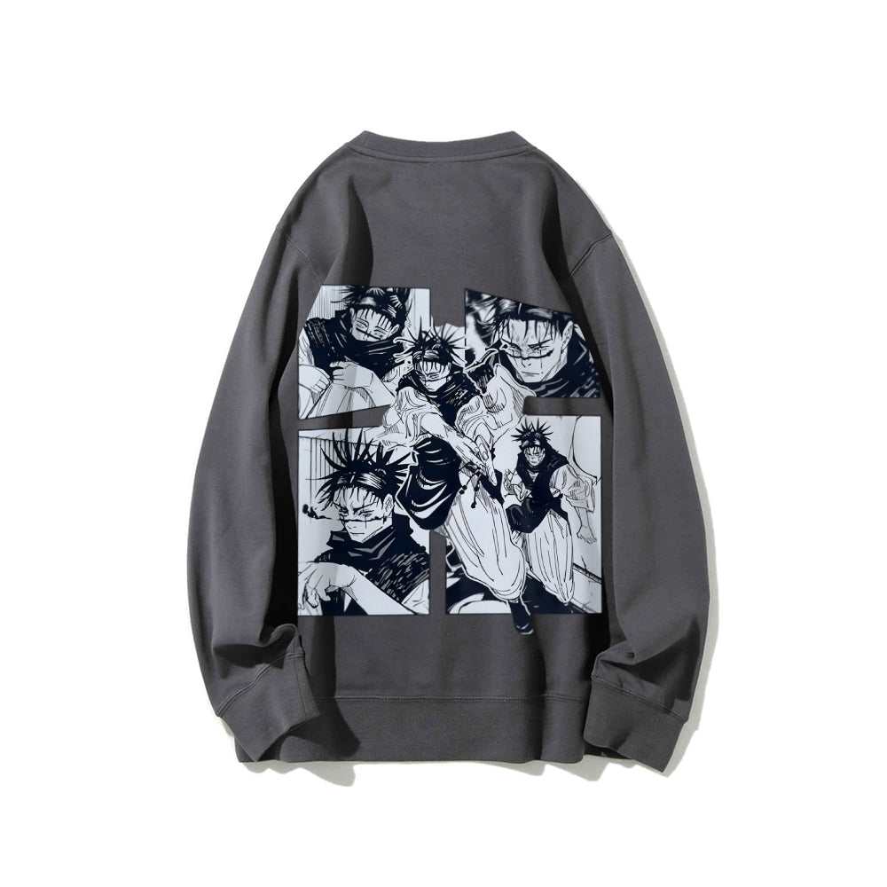 Jujutsu Kaisen Cotton Unisex Crew Neck Anime Sweatshirt