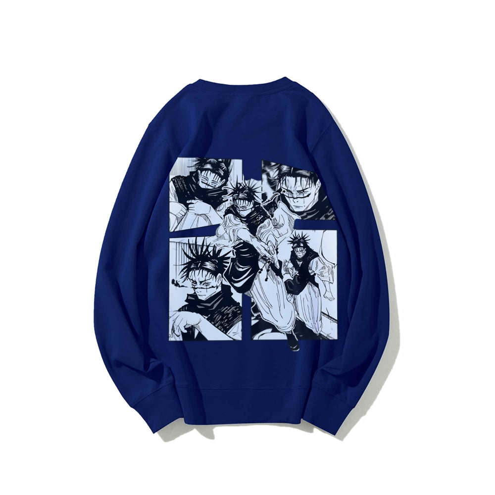 Jujutsu Kaisen Cotton Unisex Crew Neck Anime Sweatshirt