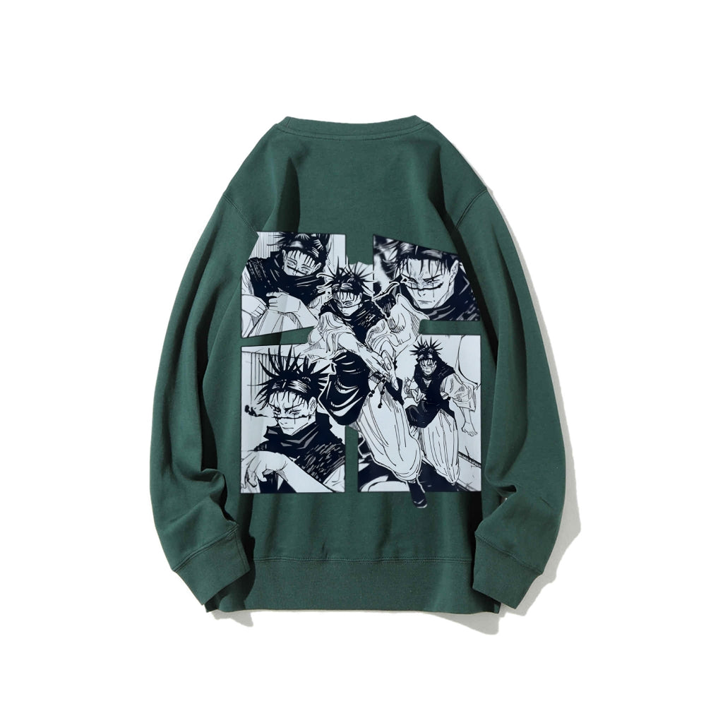 Jujutsu Kaisen Cotton Unisex Crew Neck Anime Sweatshirt
