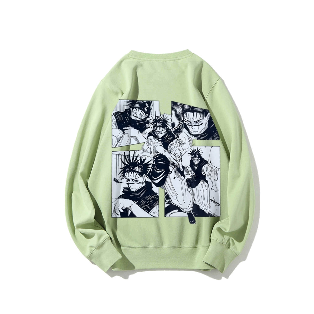 Jujutsu Kaisen Cotton Unisex Crew Neck Anime Sweatshirt