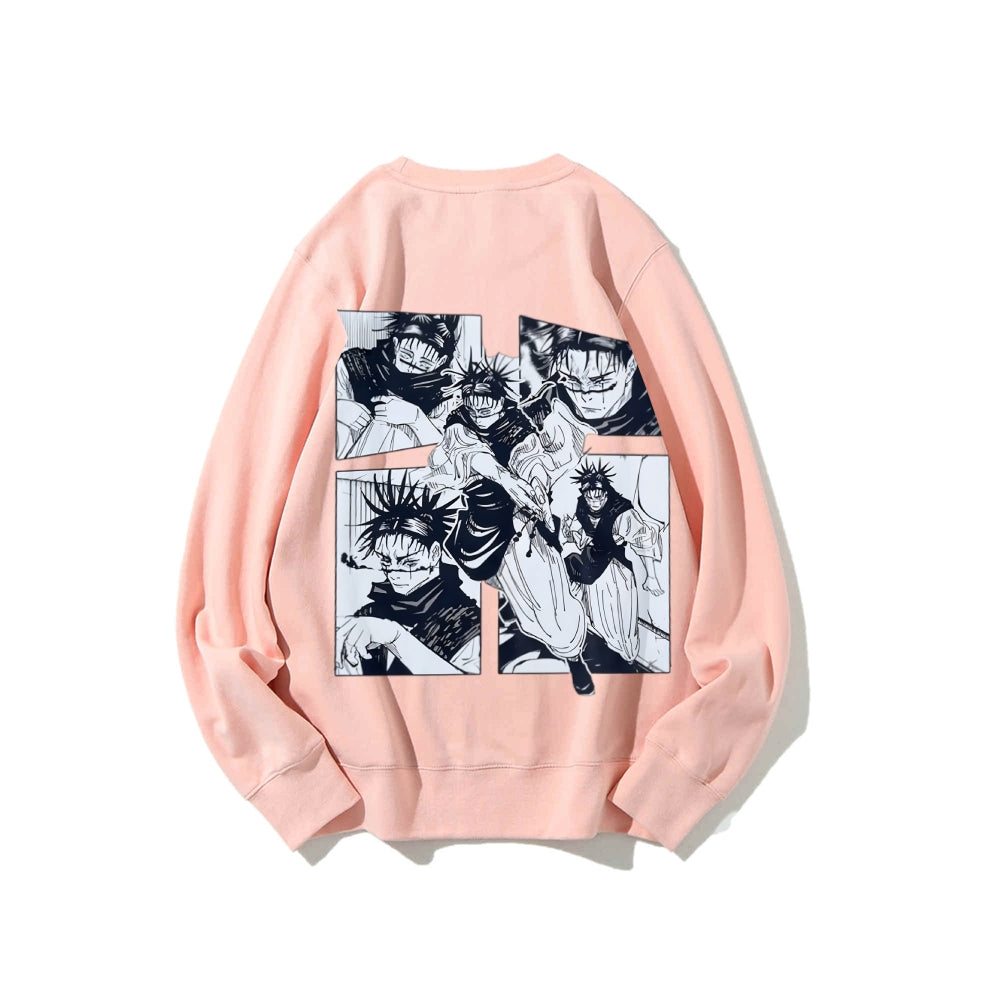 Jujutsu Kaisen Cotton Unisex Crew Neck Anime Sweatshirt