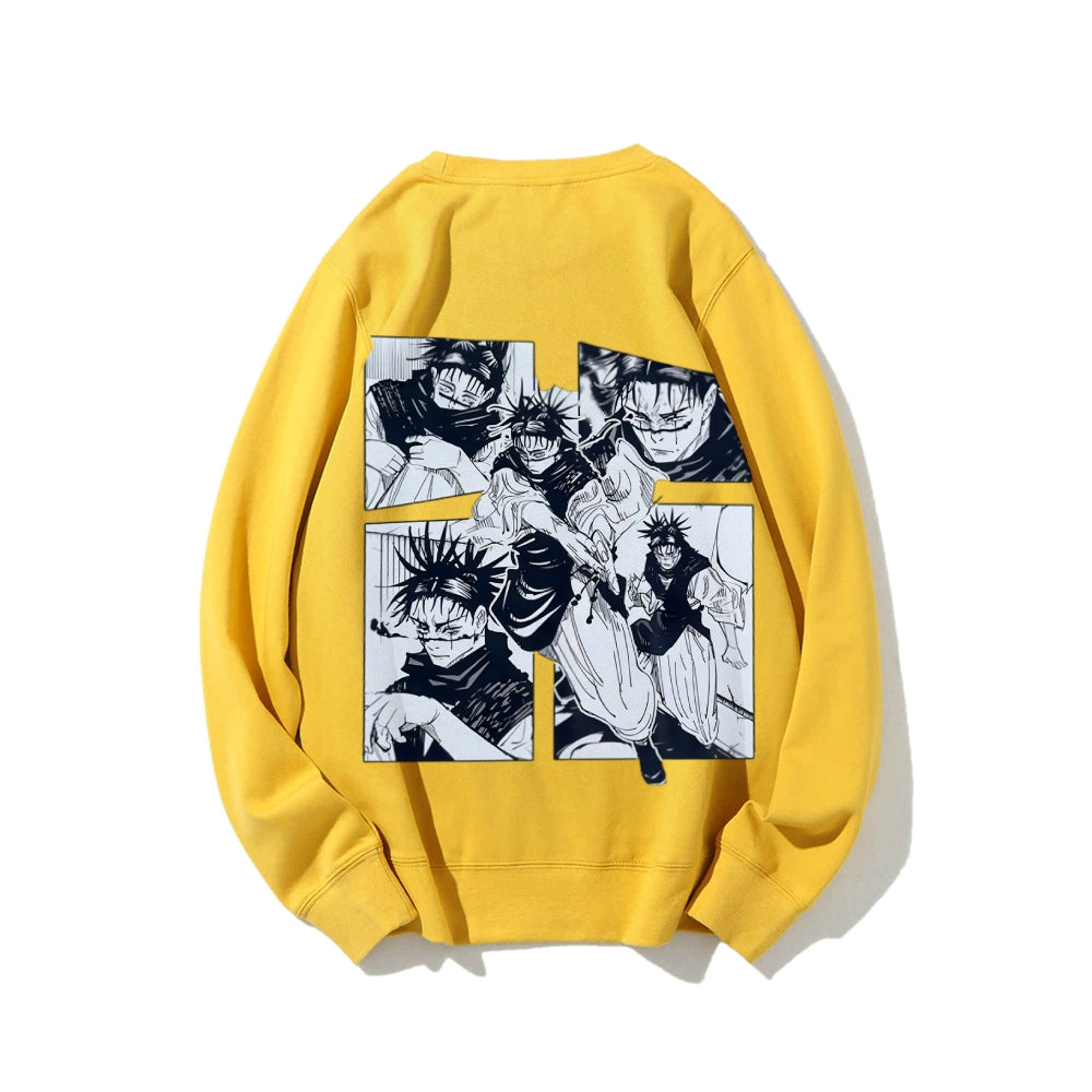 Jujutsu Kaisen Cotton Unisex Crew Neck Anime Sweatshirt