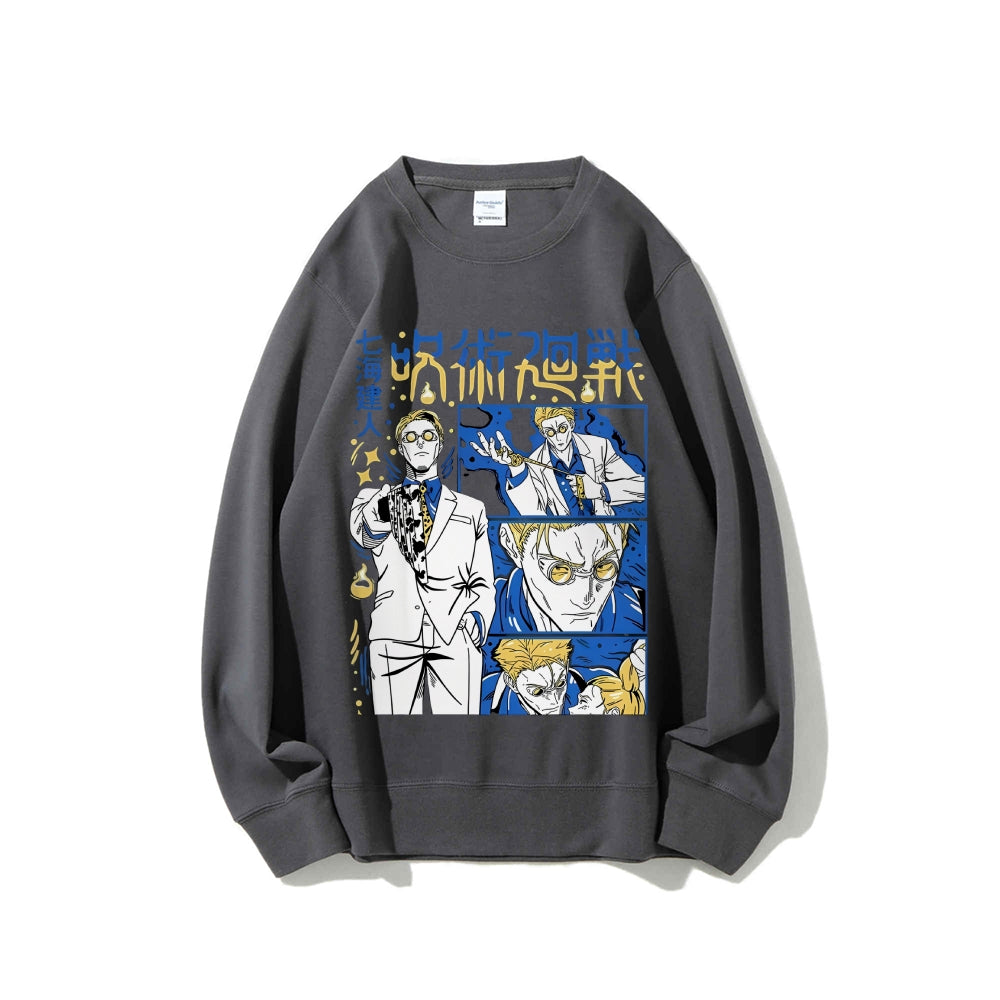 Jujutsu Kaisen Cotton Unisex Crew Neck Anime Sweatshirt