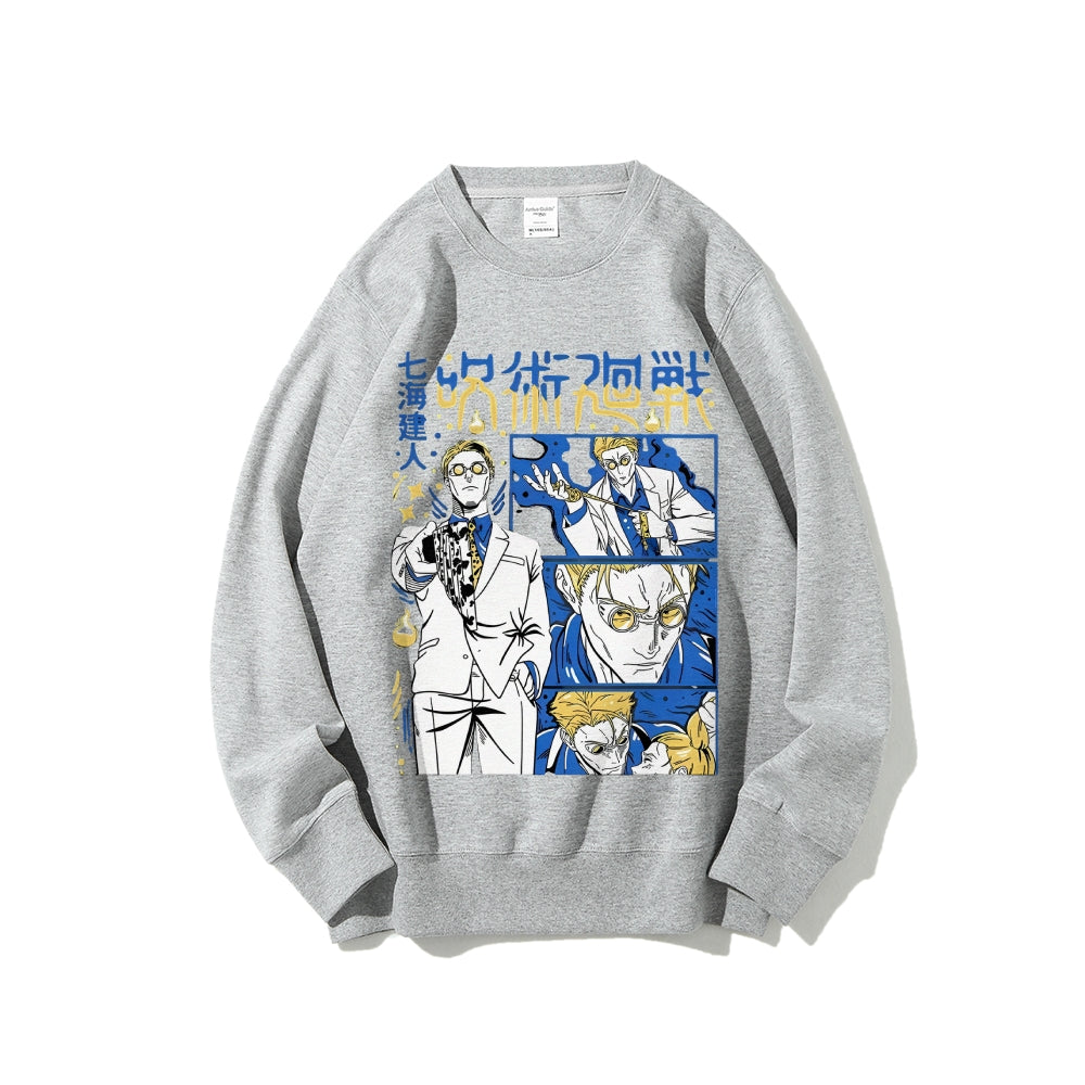 Jujutsu Kaisen Cotton Unisex Crew Neck Anime Sweatshirt