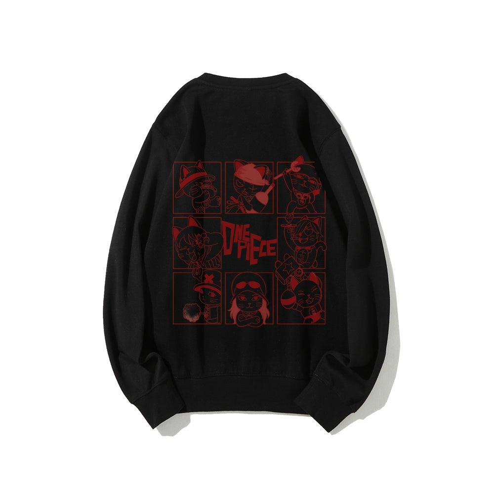 DandadanX One Piece Cotton Unisex Crewneck Anime Sweatshirt
