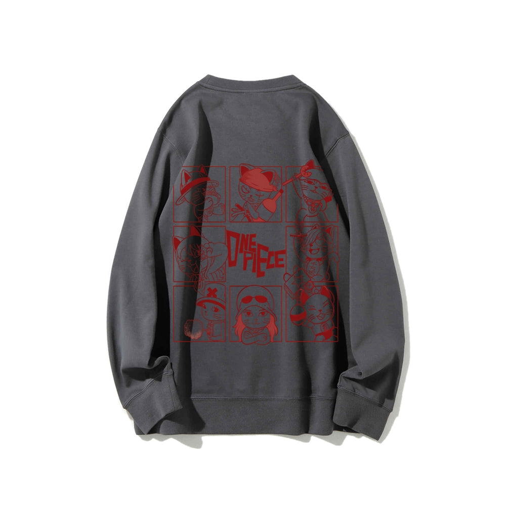 DandadanX One Piece Cotton Unisex Crewneck Anime Sweatshirt