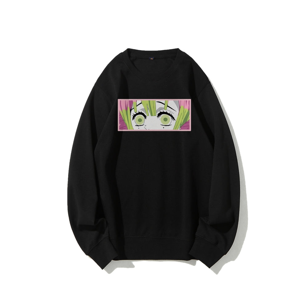 Demon Slayer Cotton Unisex Crew Neck Anime Sweatshirt