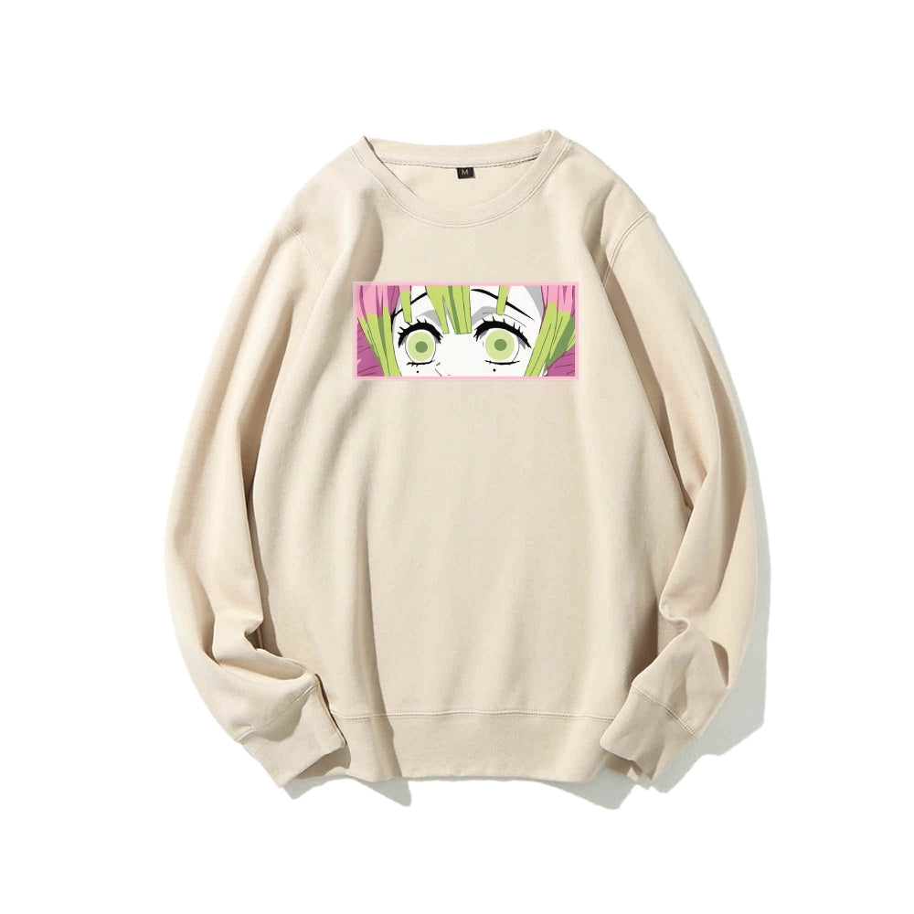 Demon Slayer Cotton Unisex Crew Neck Anime Sweatshirt