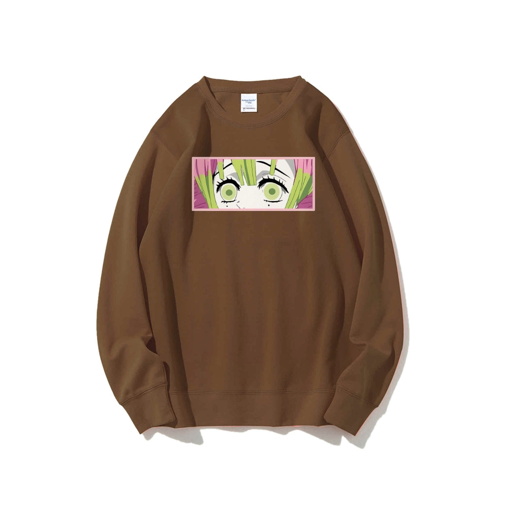 Demon Slayer Cotton Unisex Crew Neck Anime Sweatshirt