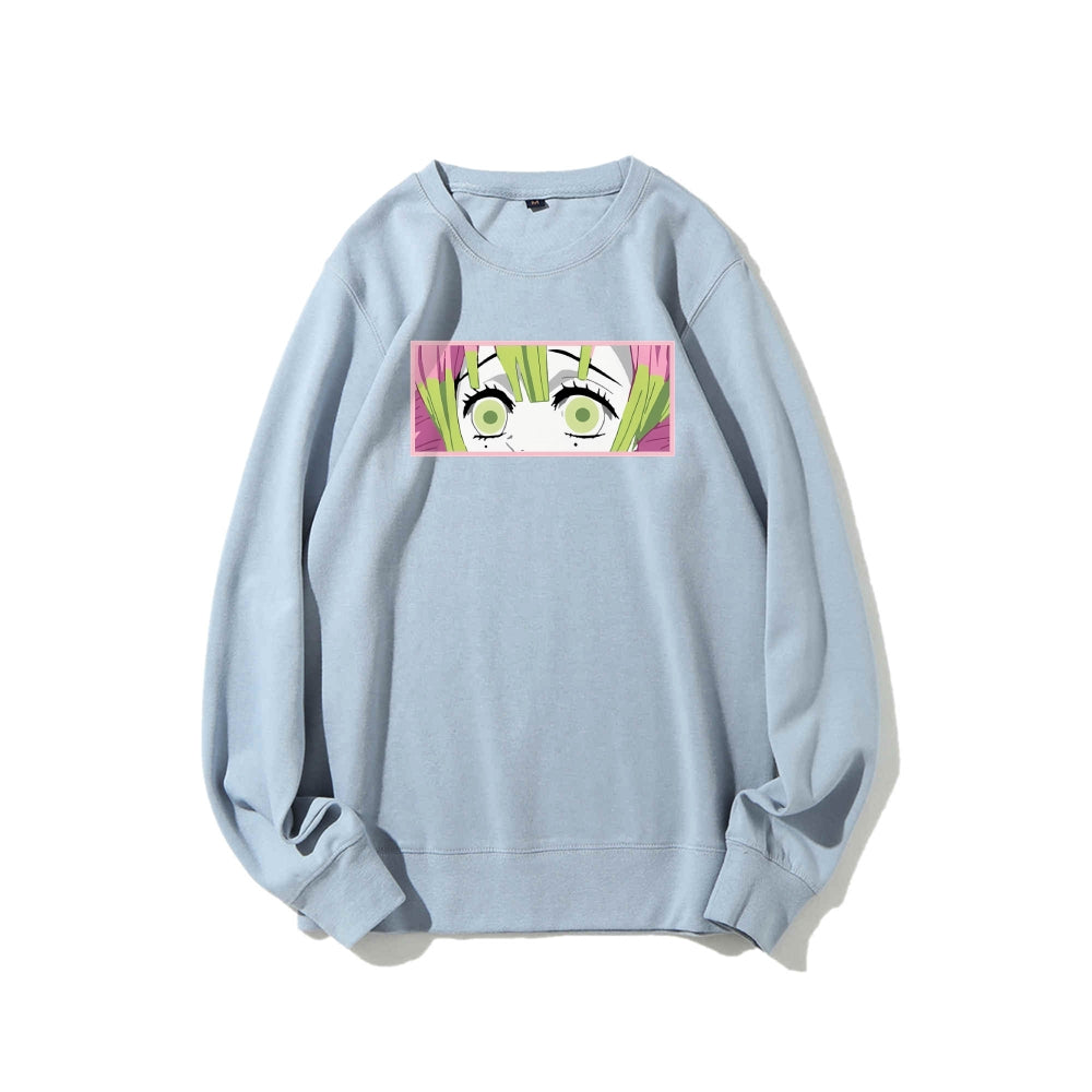 Demon Slayer Cotton Unisex Crew Neck Anime Sweatshirt
