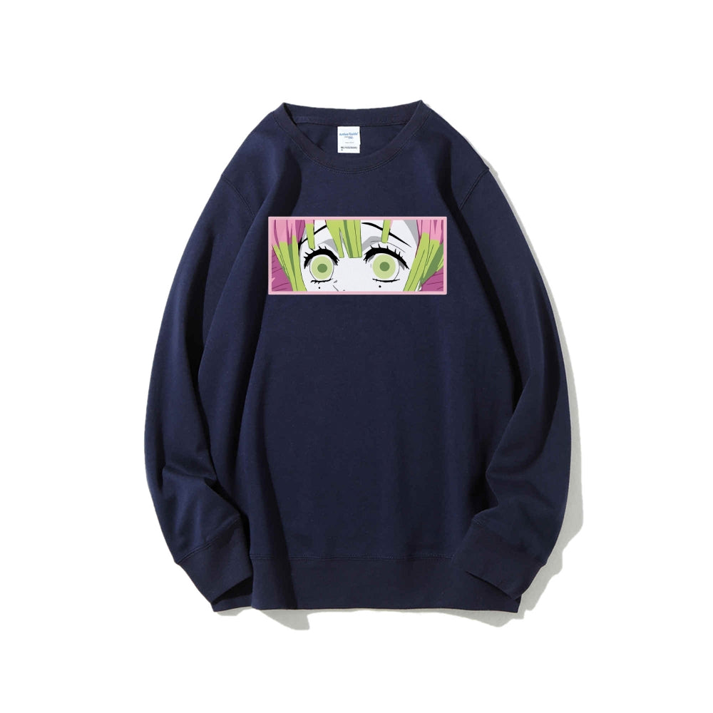 Demon Slayer Cotton Unisex Crew Neck Anime Sweatshirt