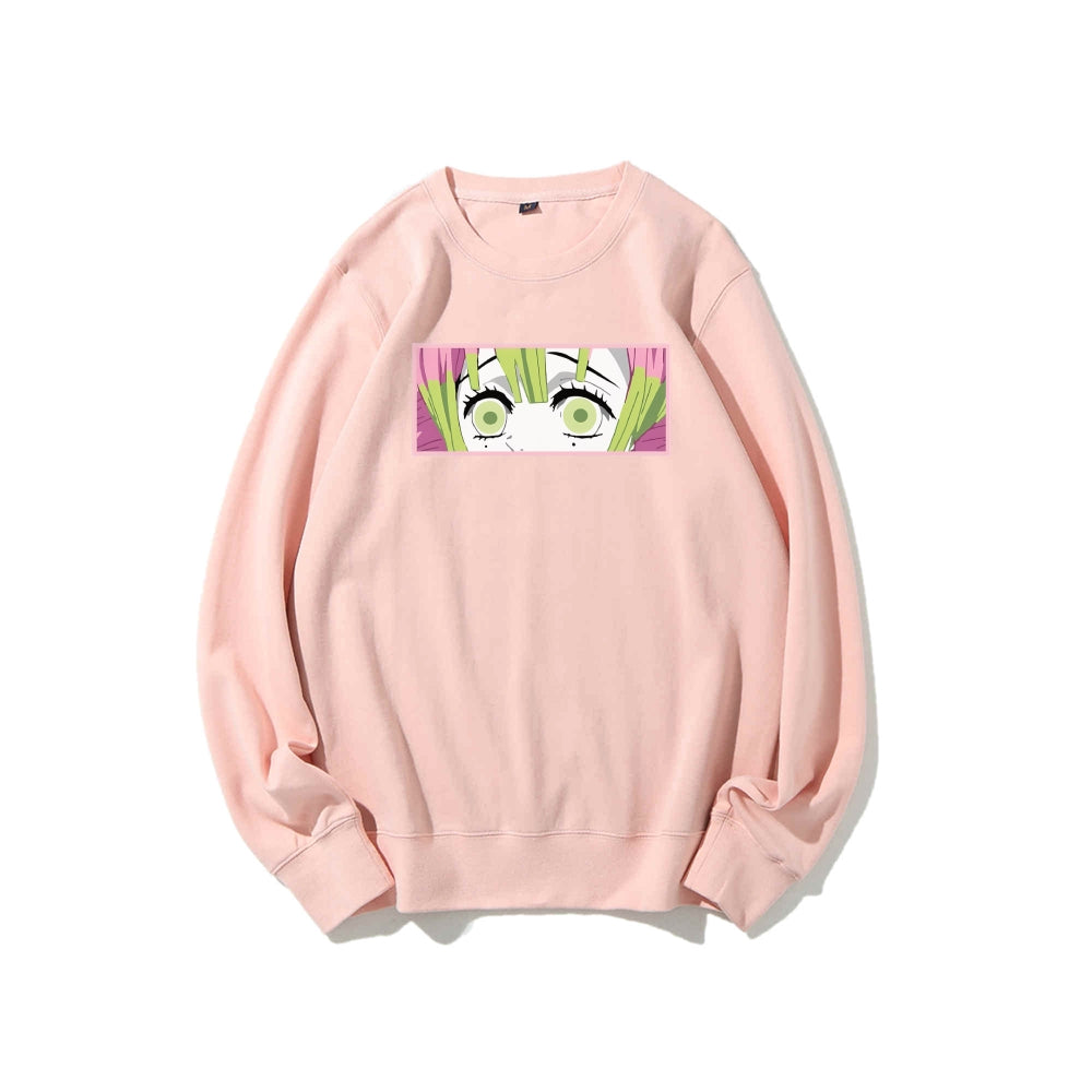 Demon Slayer Cotton Unisex Crew Neck Anime Sweatshirt