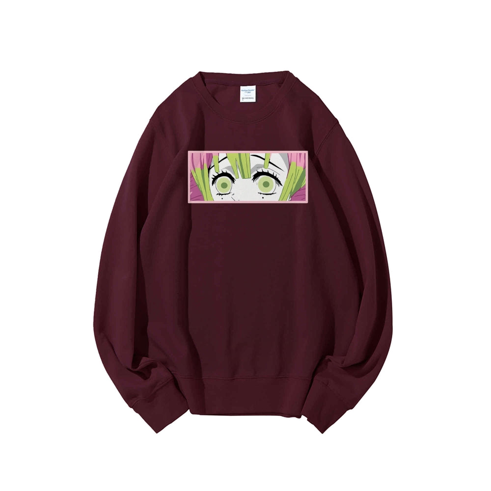 Demon Slayer Cotton Unisex Crew Neck Anime Sweatshirt