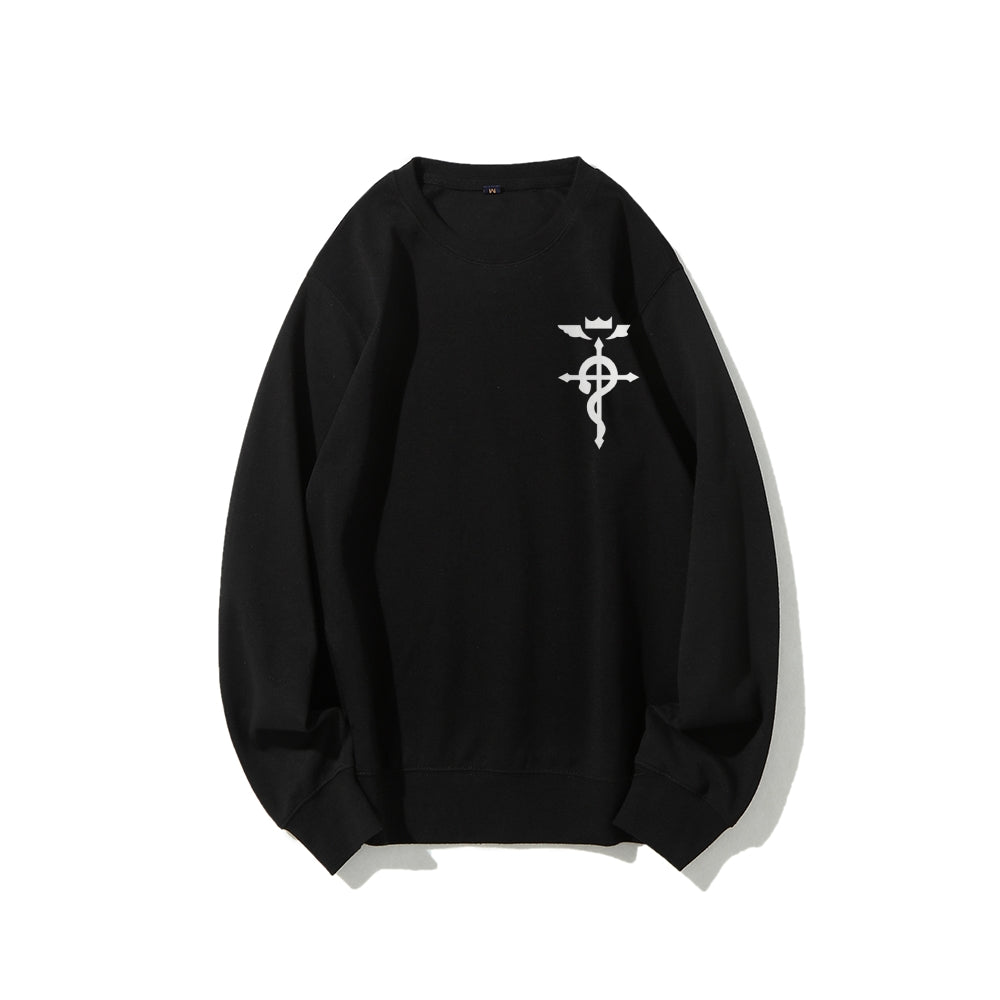 Full Metal Alchemist Cotton Unisex Crewneck Anime Sweatshirt