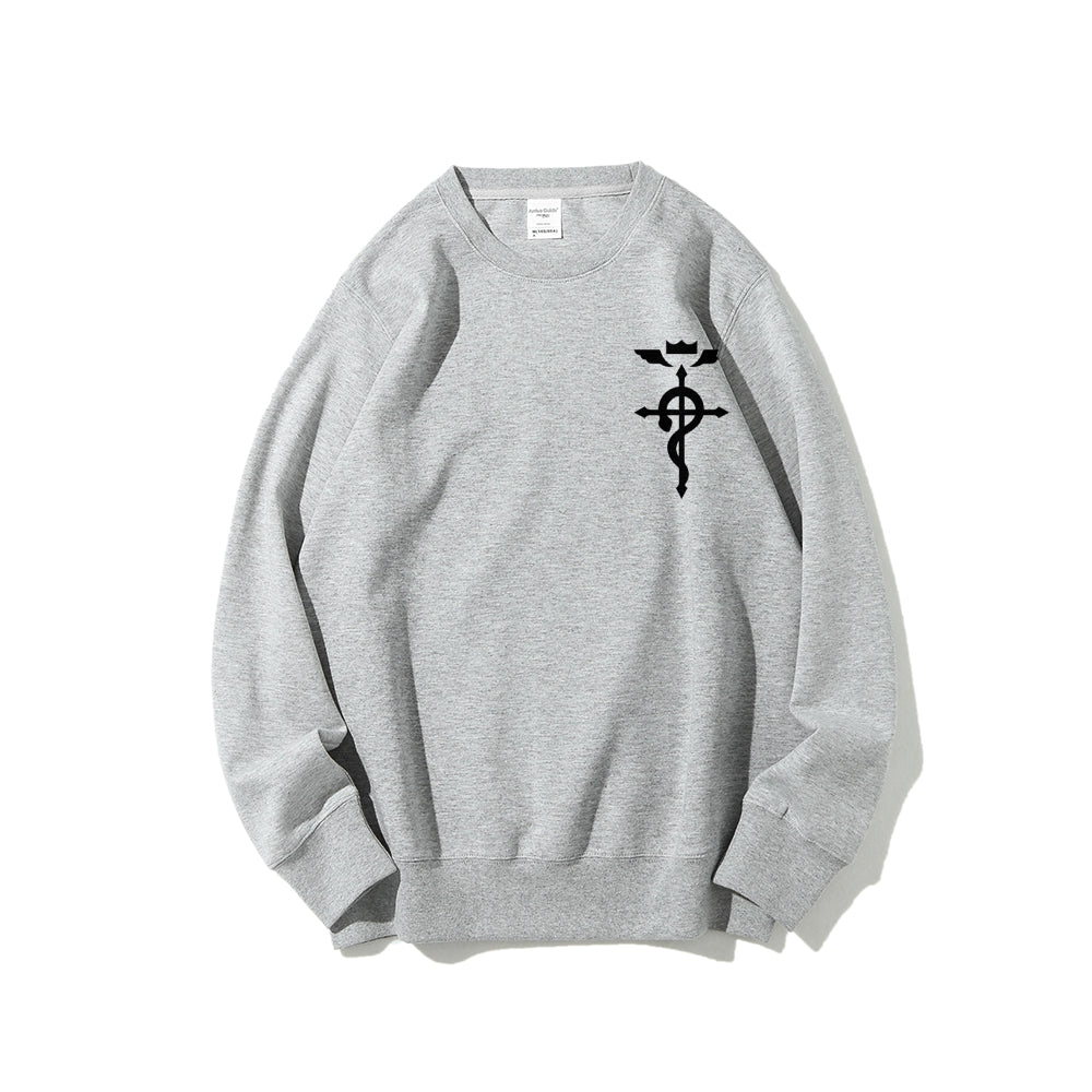 Full Metal Alchemist Cotton Unisex Crewneck Anime Sweatshirt