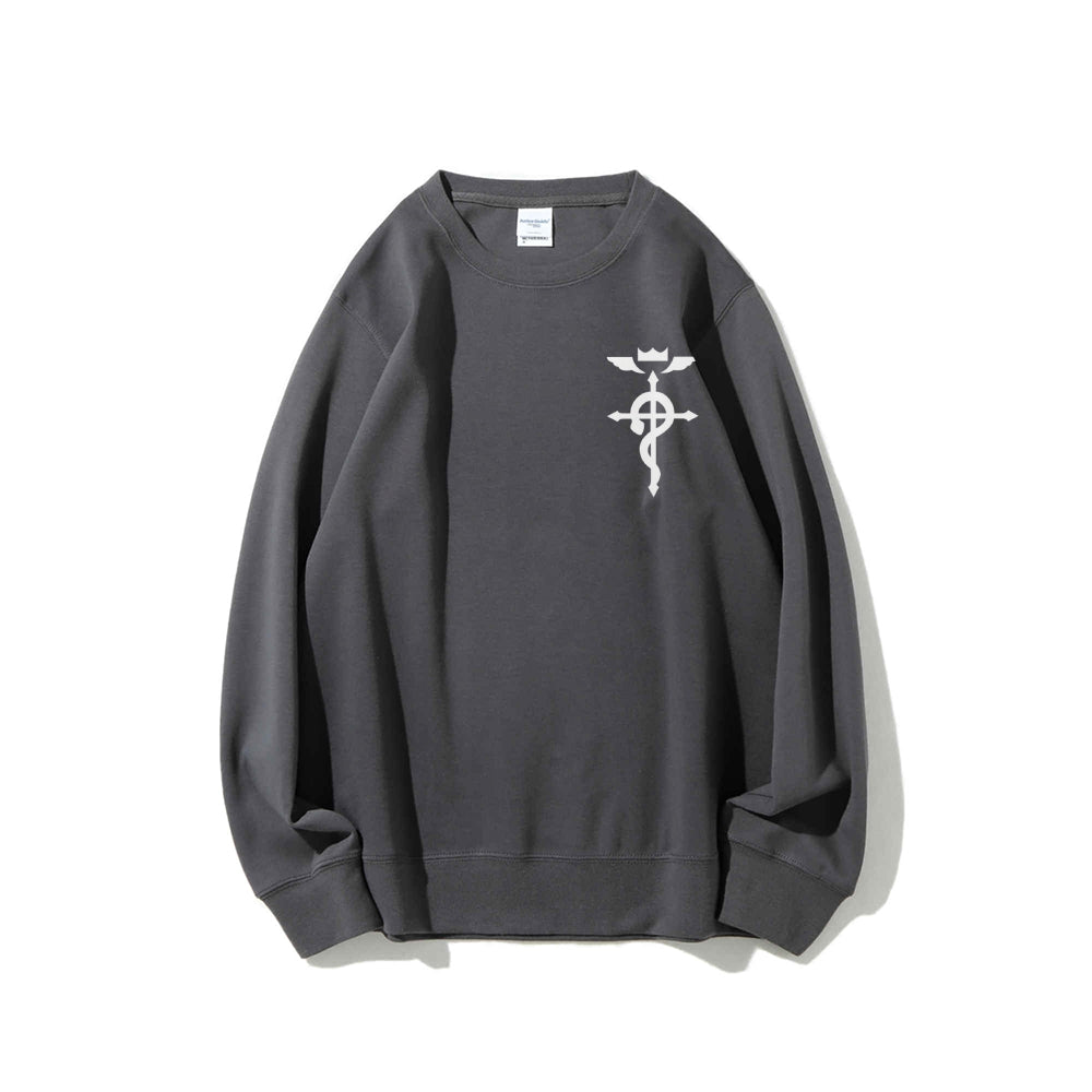 Full Metal Alchemist Cotton Unisex Crewneck Anime Sweatshirt