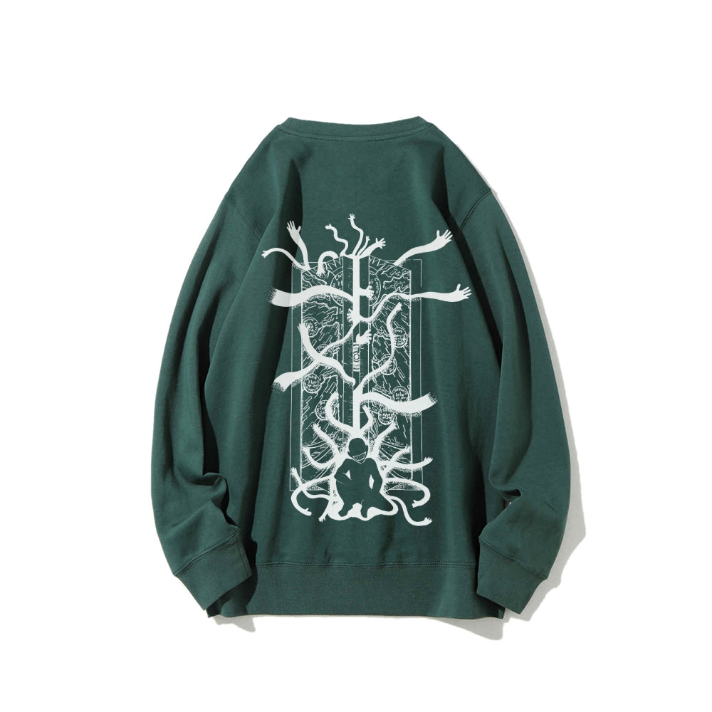 Full Metal Alchemist Cotton Unisex Crewneck Anime Sweatshirt