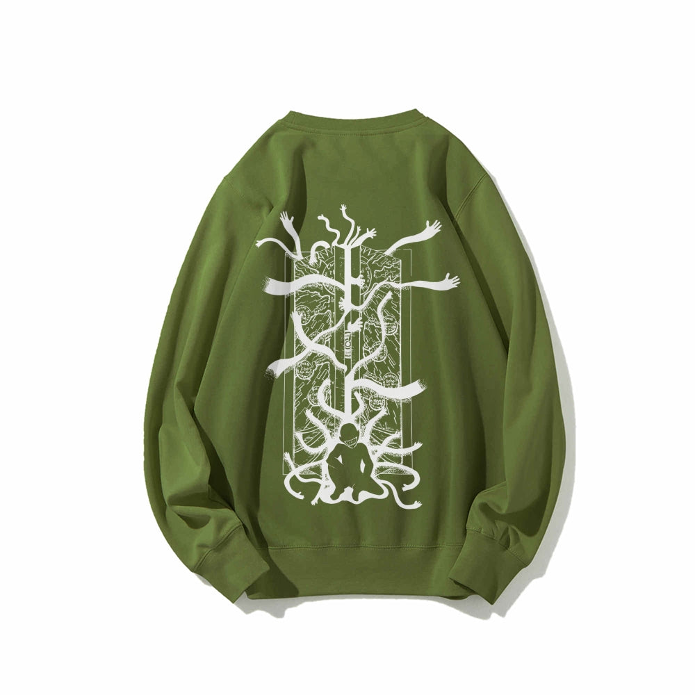 Full Metal Alchemist Cotton Unisex Crewneck Anime Sweatshirt