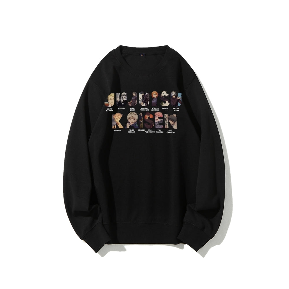 Casual Crewneck Sweatshirt Jujutsu Kaisen