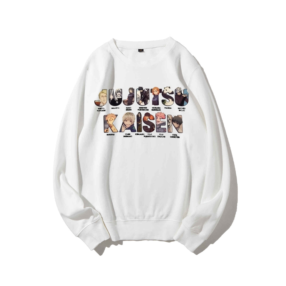 Casual Crewneck Sweatshirt Jujutsu Kaisen