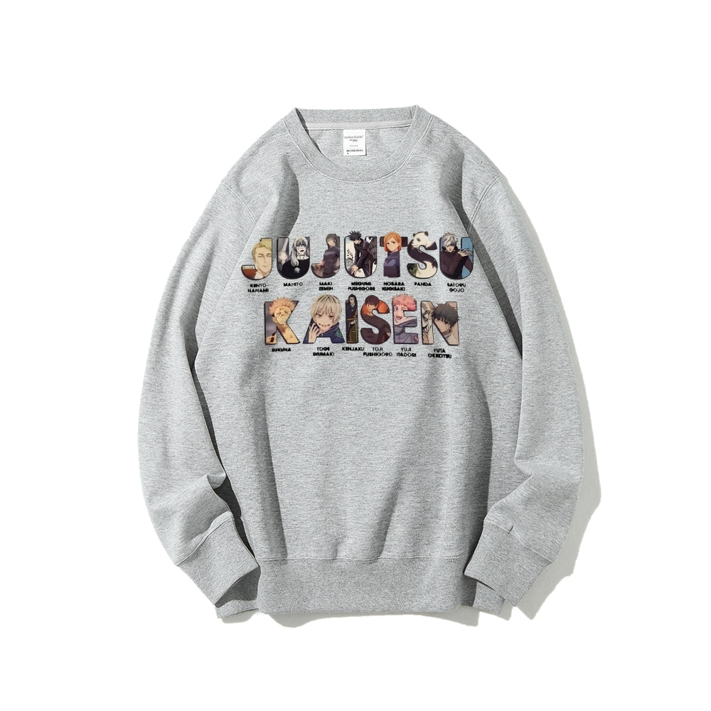 Casual Crewneck Sweatshirt Jujutsu Kaisen