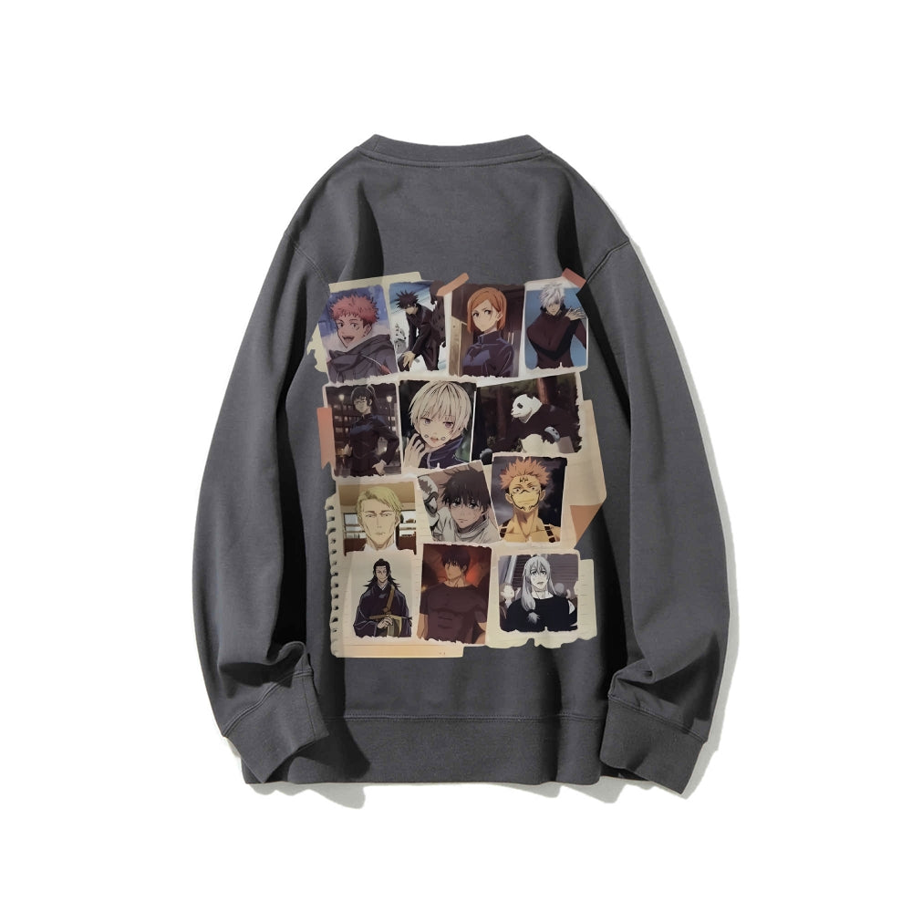 Casual Crewneck Sweatshirt Jujutsu Kaisen