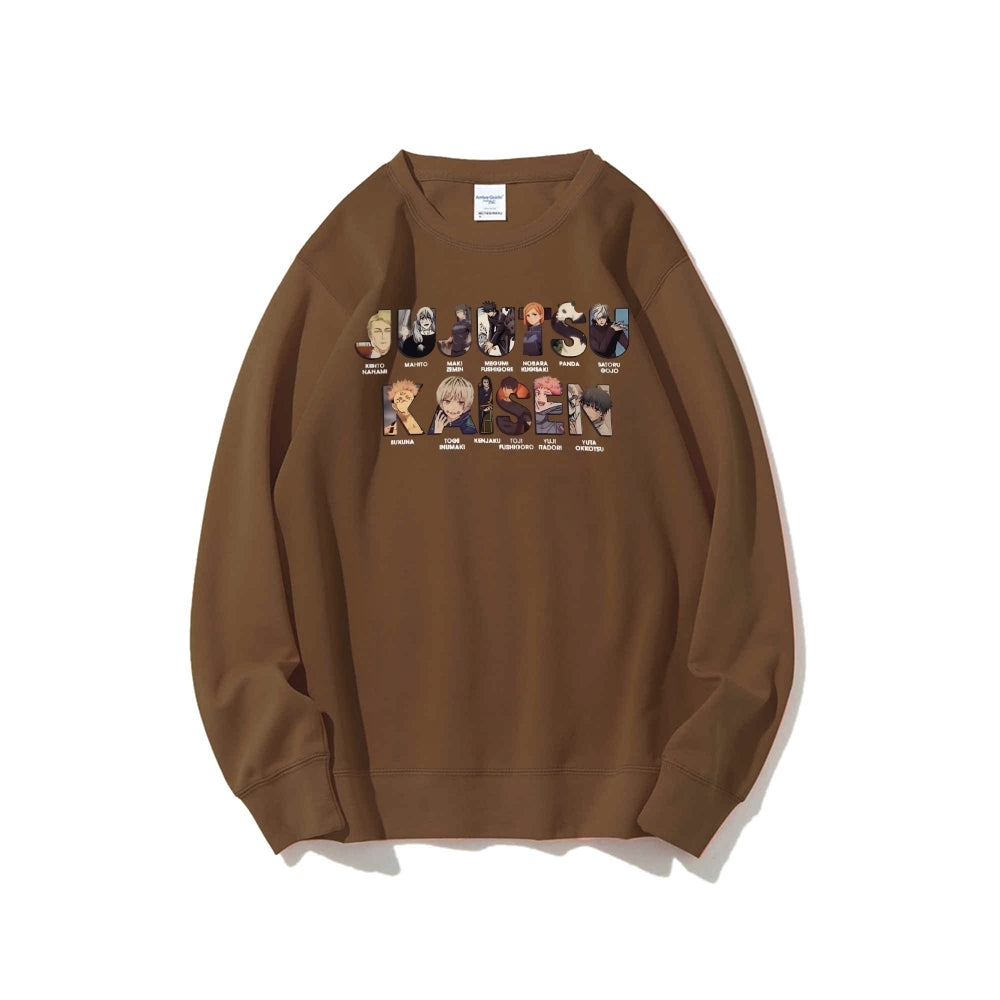 Casual Crewneck Sweatshirt Jujutsu Kaisen
