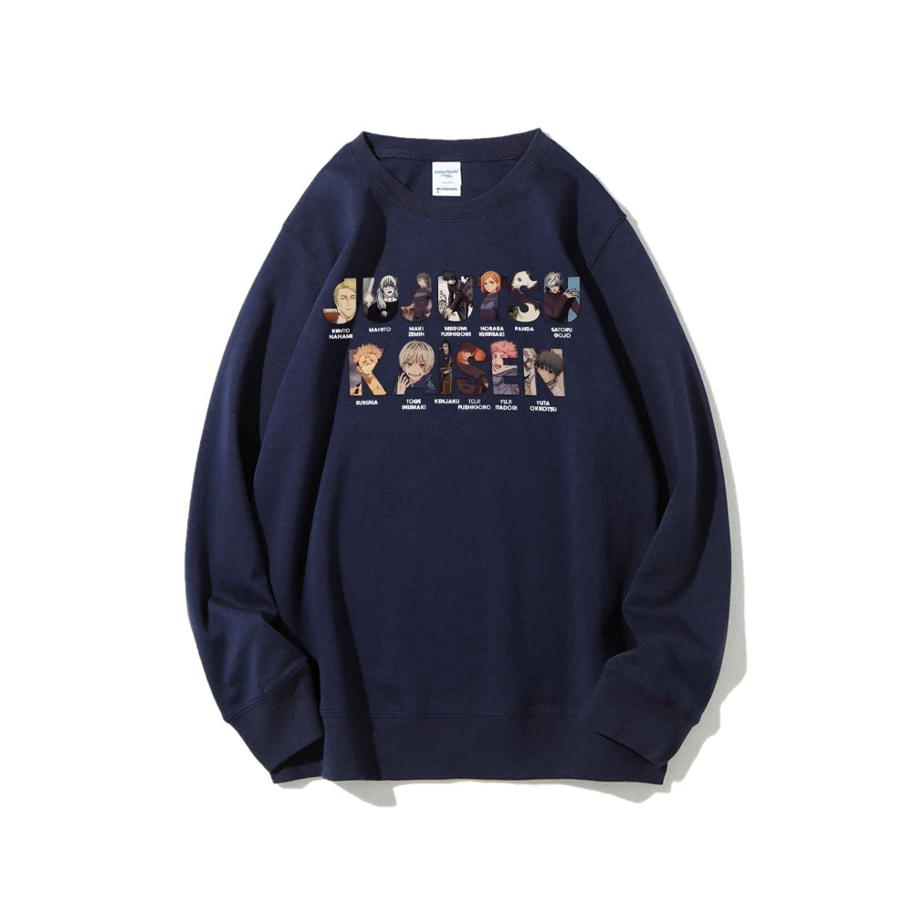 Casual Crewneck Sweatshirt Jujutsu Kaisen
