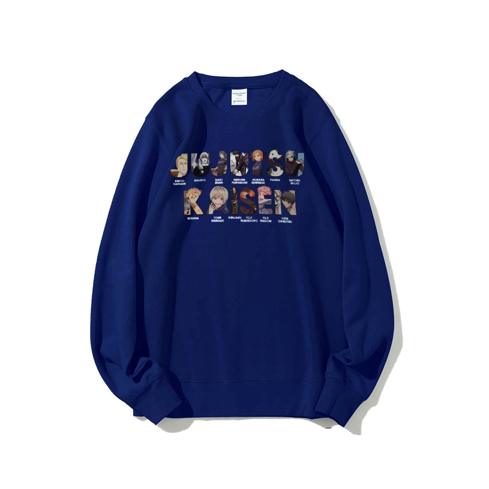 Casual Crewneck Sweatshirt Jujutsu Kaisen
