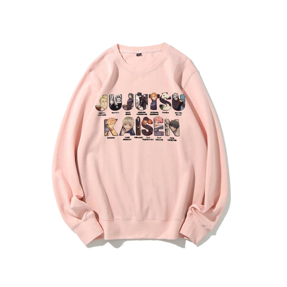 Casual Crewneck Sweatshirt Jujutsu Kaisen