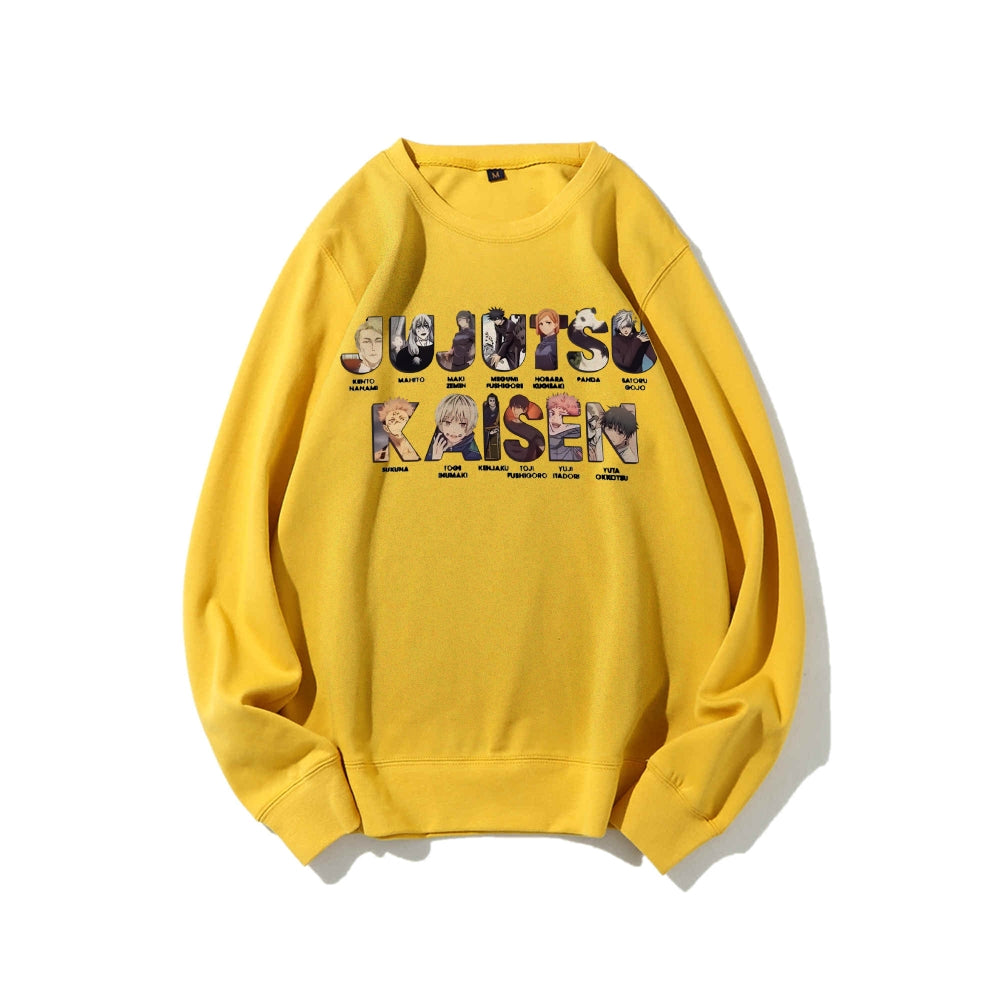 Casual Crewneck Sweatshirt Jujutsu Kaisen