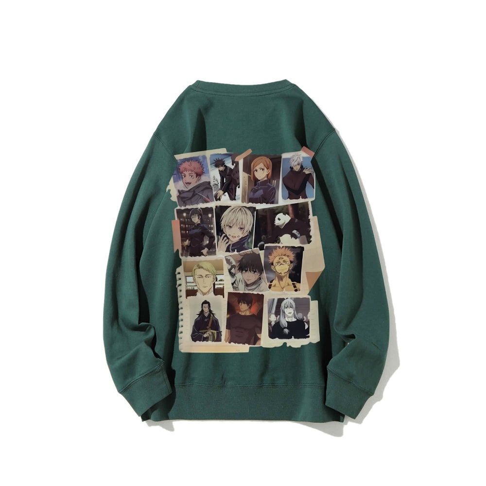 Casual Crewneck Sweatshirt Jujutsu Kaisen