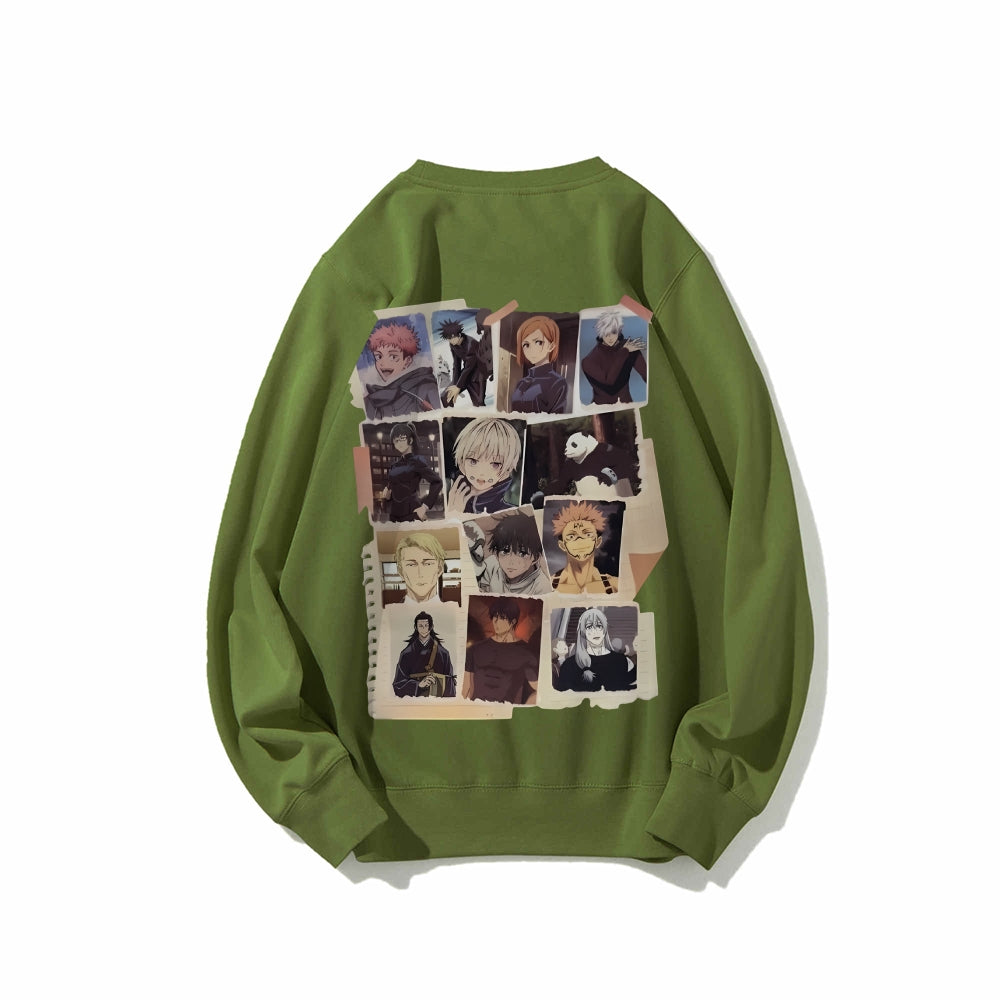 Casual Crewneck Sweatshirt Jujutsu Kaisen
