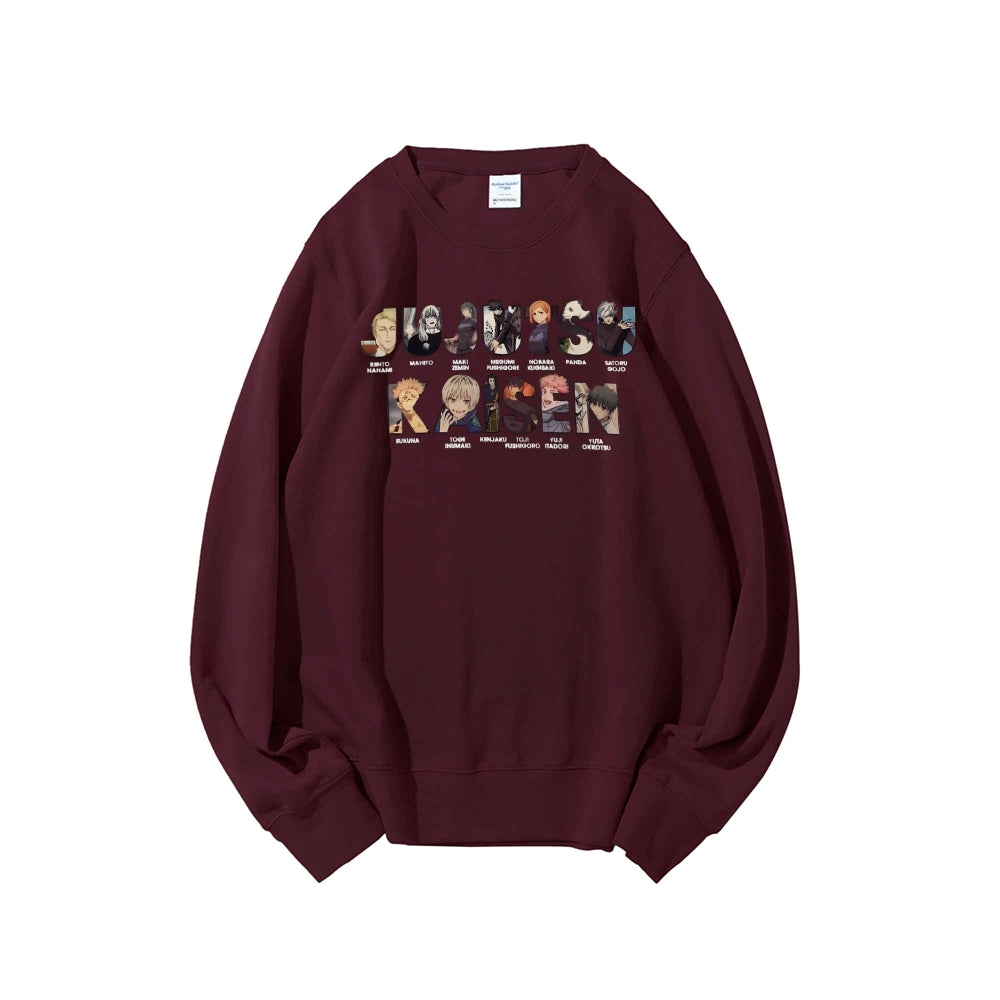 Casual Crewneck Sweatshirt Jujutsu Kaisen