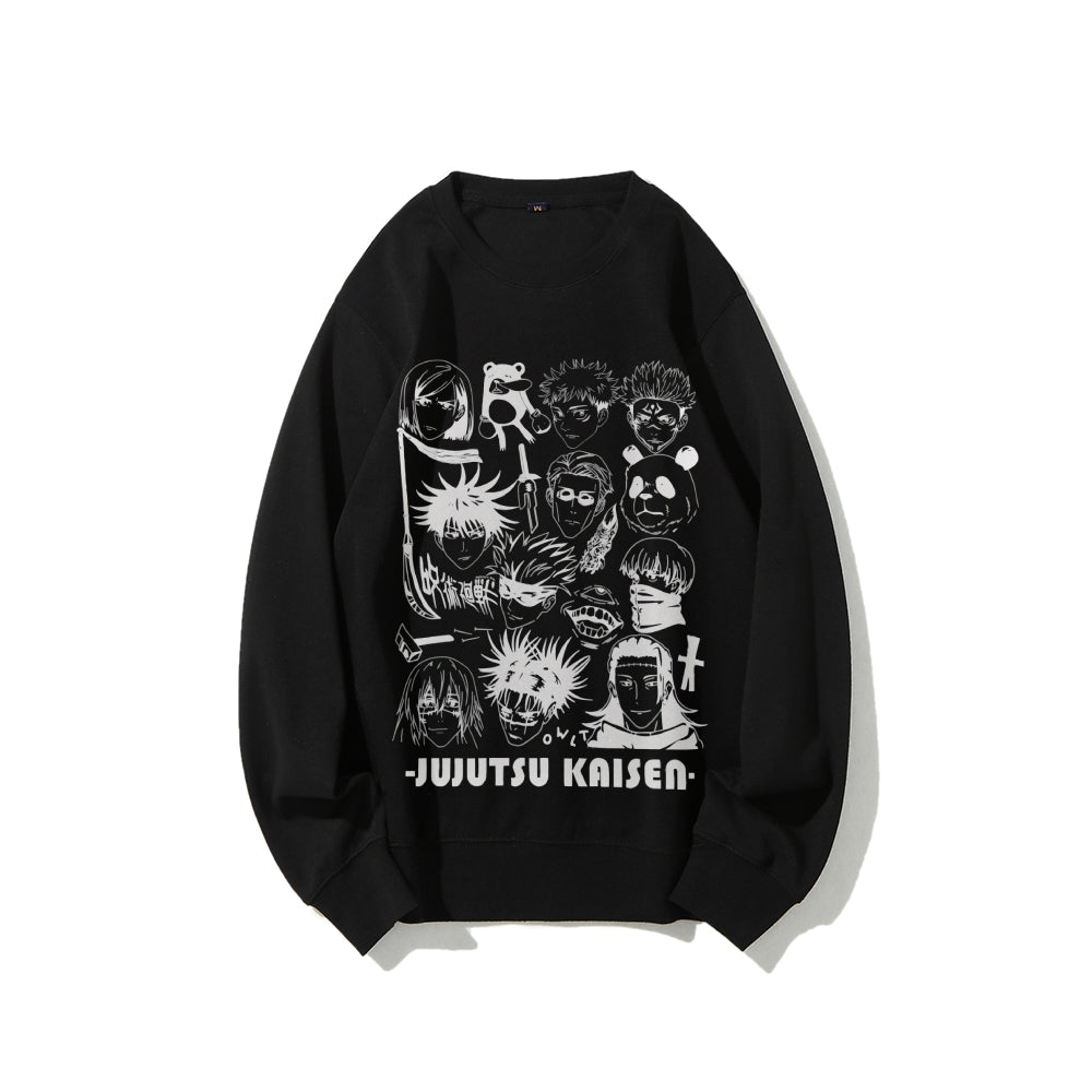Casual Crewneck Sweatshirt Jujutsu Kaisen