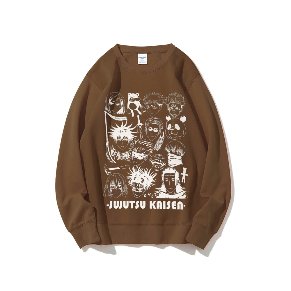 Casual Crewneck Sweatshirt Jujutsu Kaisen