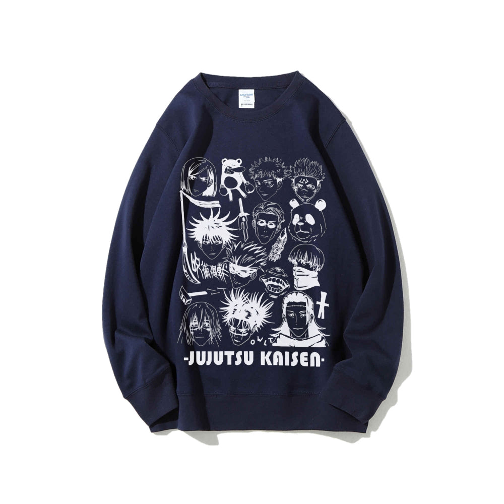 Casual Crewneck Sweatshirt Jujutsu Kaisen