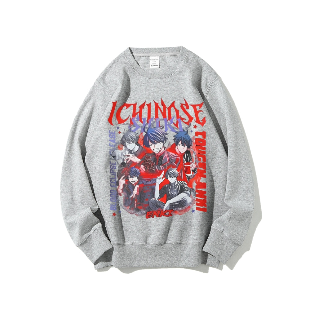 Casual Crewneck Sweatshirt Tougen Anki