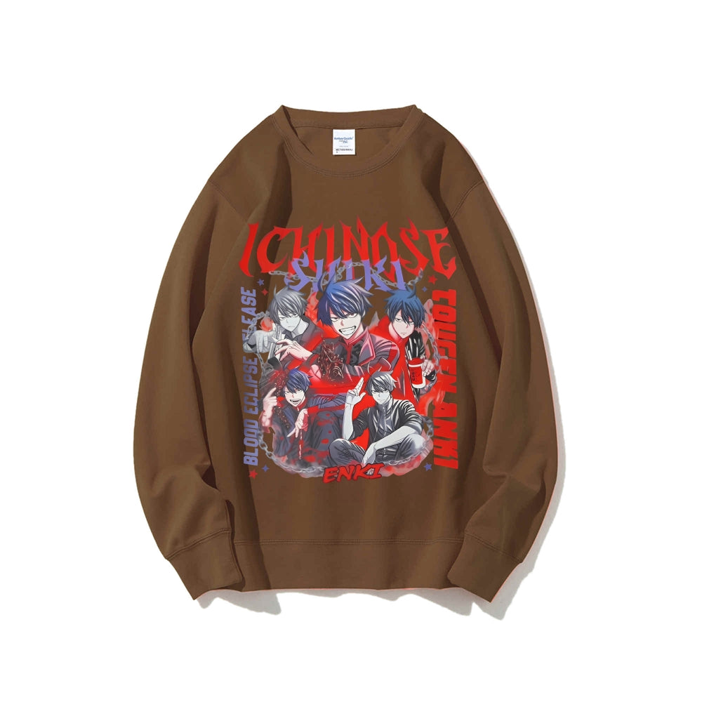 Casual Crewneck Sweatshirt Tougen Anki