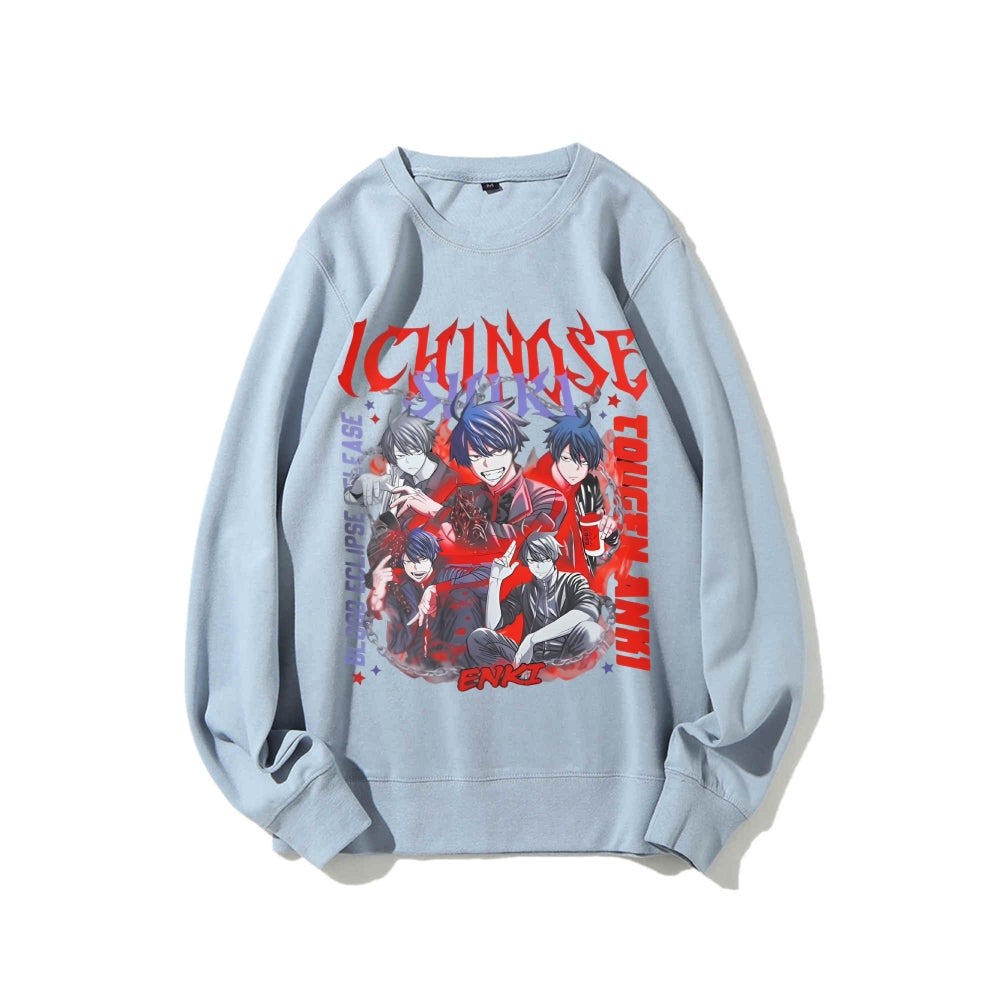 Casual Crewneck Sweatshirt Tougen Anki