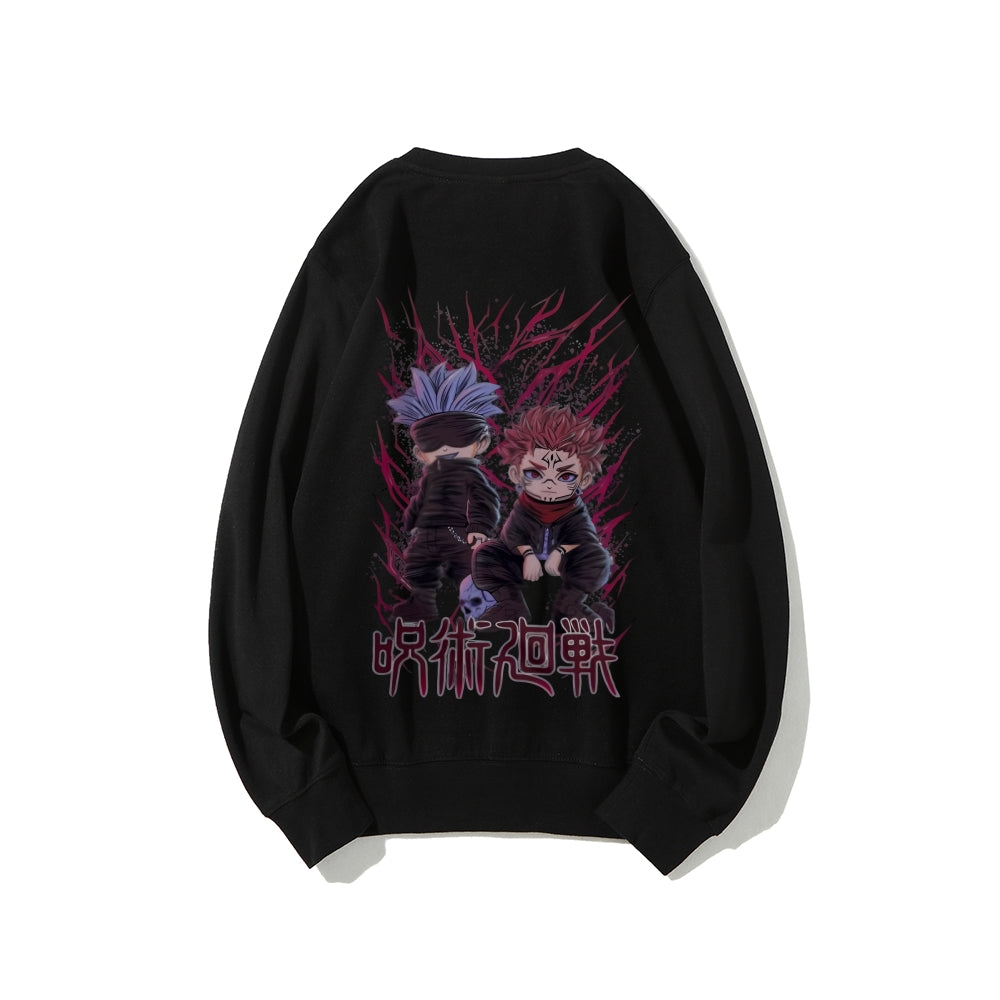 Casual Crewneck Sweatshirt Jujutsu Kaisen