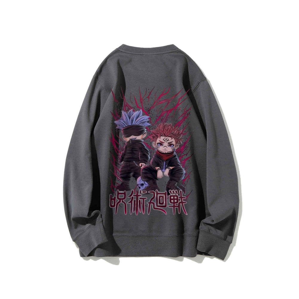 Casual Crewneck Sweatshirt Jujutsu Kaisen