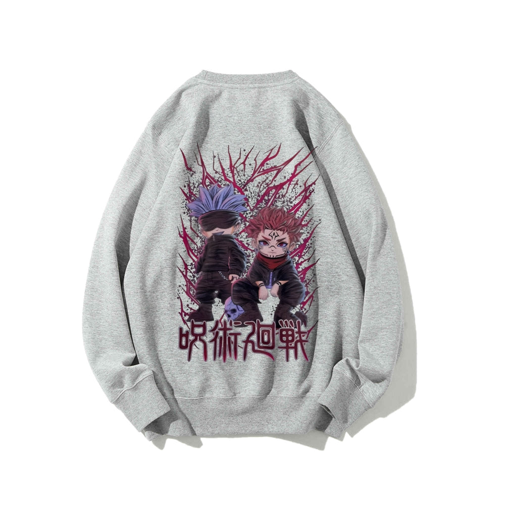Casual Crewneck Sweatshirt Jujutsu Kaisen